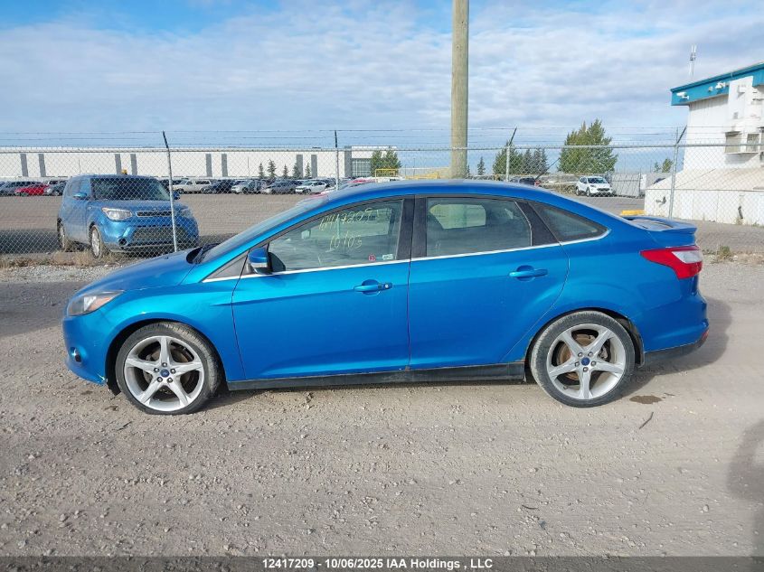 2013 Ford Focus Titanium VIN: 1FADP3J27DL303902 Lot: 12417209