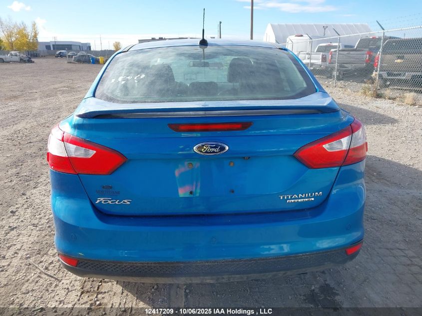 2013 Ford Focus Titanium VIN: 1FADP3J27DL303902 Lot: 12417209