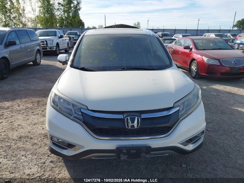 2015 Honda Cr-V Ex-L VIN: 2HKRM4H74FH129665 Lot: 12417276