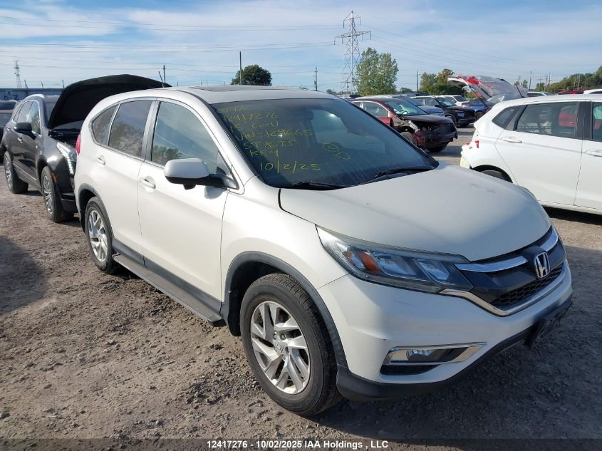 2015 Honda Cr-V Ex-L VIN: 2HKRM4H74FH129665 Lot: 12417276