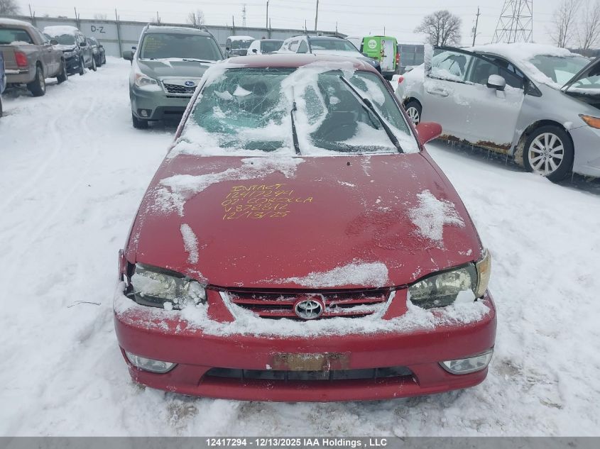 2002 Toyota Corolla VIN: 2T1BR12E02C878842 Lot: 12417294