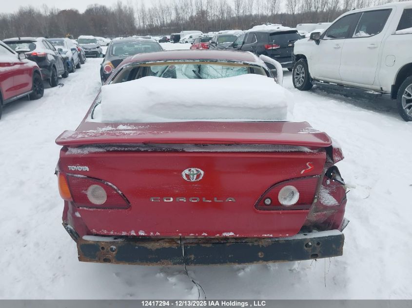 2002 Toyota Corolla VIN: 2T1BR12E02C878842 Lot: 12417294