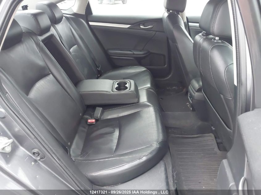 2016 Honda Civic Touring VIN: 2HGFC1F96GH105792 Lot: 12417321