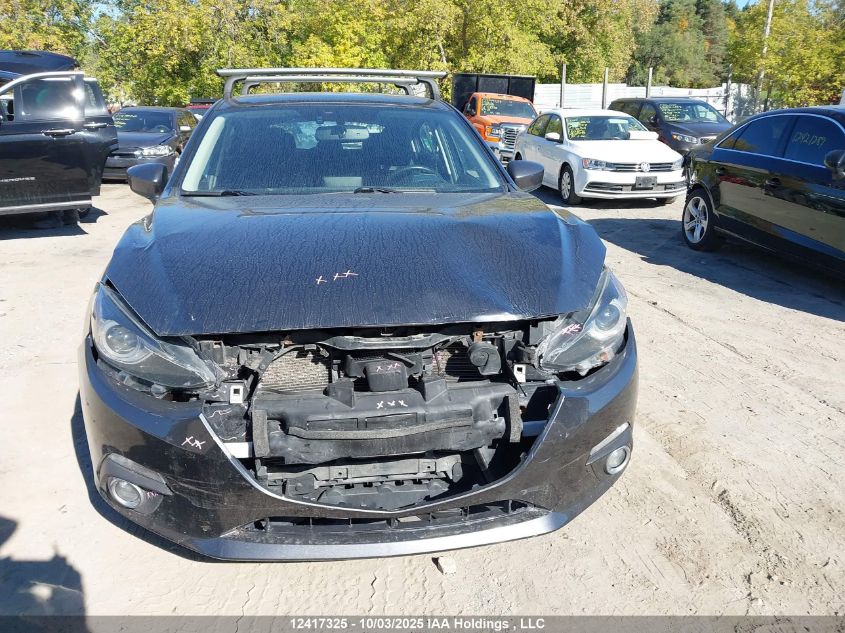 2015 Mazda 3 Grand Touring VIN: JM1BM1M35F1228490 Lot: 12417325