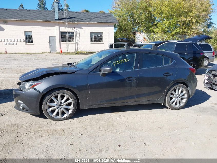 2015 Mazda 3 Grand Touring VIN: JM1BM1M35F1228490 Lot: 12417325