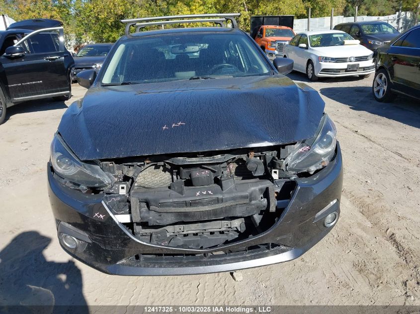 2015 Mazda 3 Grand Touring VIN: JM1BM1M35F1228490 Lot: 12417325