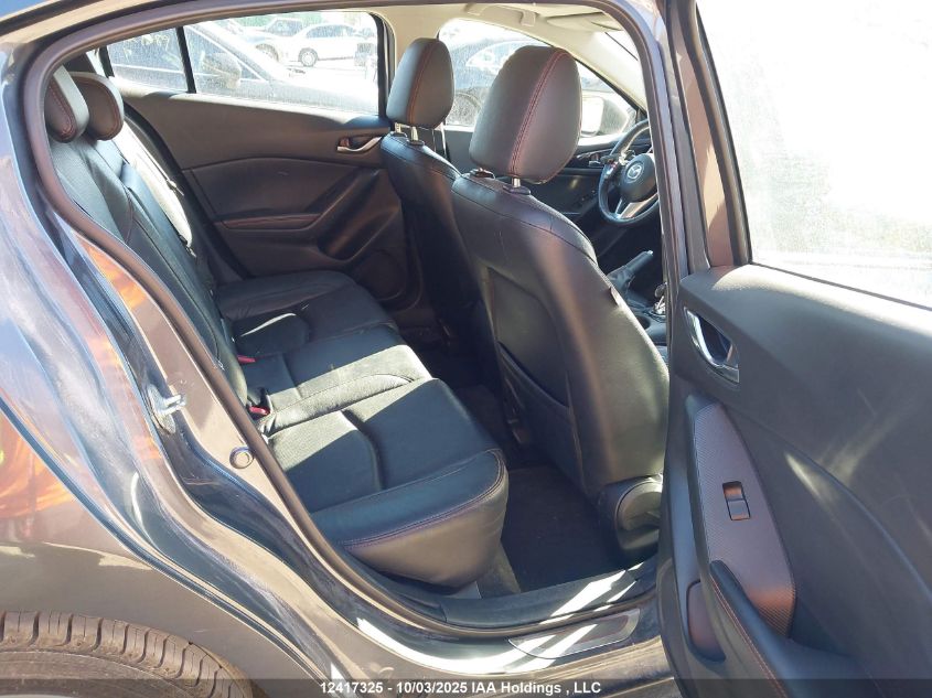 2015 Mazda 3 Grand Touring VIN: JM1BM1M35F1228490 Lot: 12417325