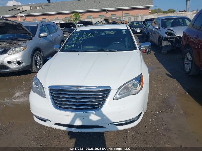 2013 Chrysler 200 Limited VIN: 1C3CCBCG2DN673491 Lot: 12417332