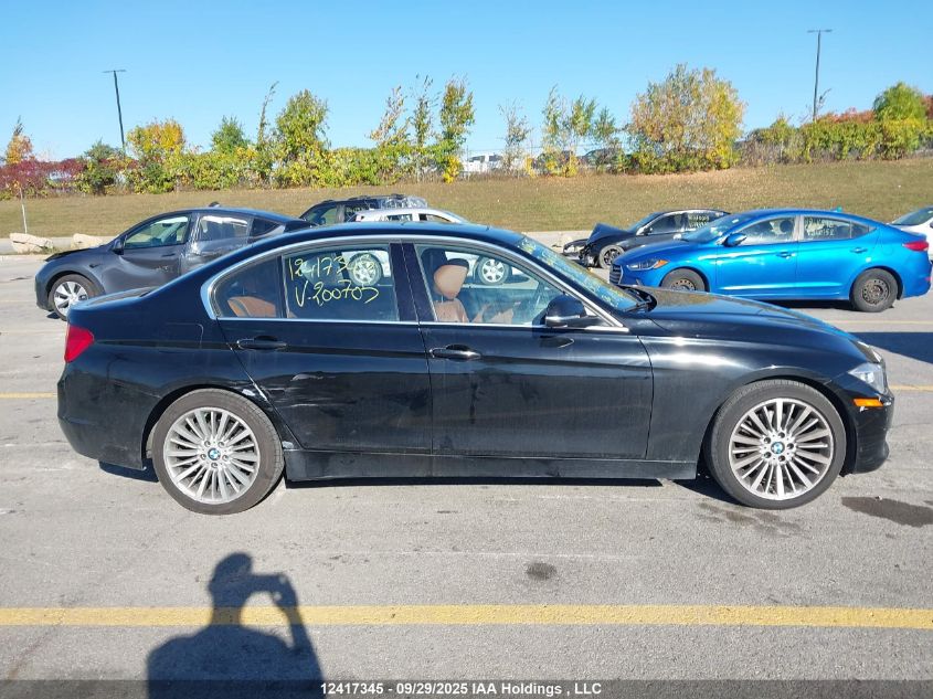 2015 BMW 320I xDrive VIN: WBA3C3C57FK200705 Lot: 12417345