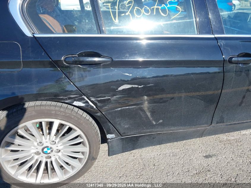 2015 BMW 320I xDrive VIN: WBA3C3C57FK200705 Lot: 12417345