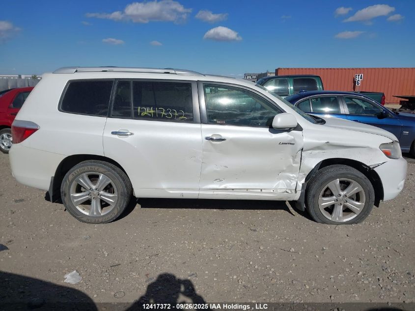 2008 Toyota Highlander V6 Limited VIN: JTEES42A582058372 Lot: 12417372