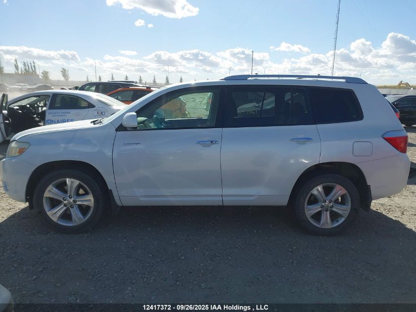 2008 Toyota Highlander V6 Limited VIN: JTEES42A582058372 Lot: 12417372