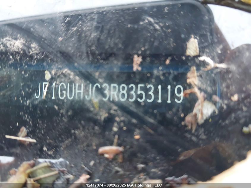 2024 Subaru Impreza VIN: JF1GUHJC3R8353119 Lot: 12417374
