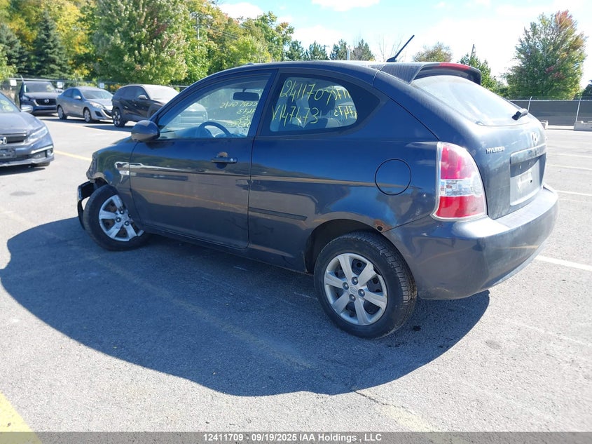 2009 Hyundai Accent Gl/Gl Sport/L VIN: KMHCN35C29U147473 Lot: 12411709X