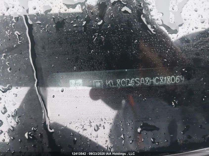 2017 Chevrolet Spark VIN: KL8CD6SA8HC818069 Lot: 12413542X