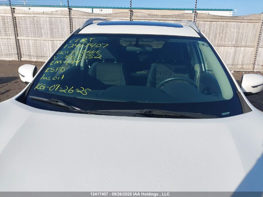 2017 Nissan Rogue Sv/Sl VIN: 5N1AT2MV8HC863552 Lot: 12417407