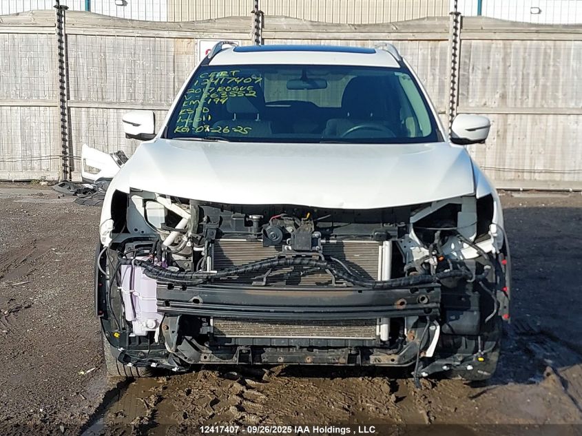 2017 Nissan Rogue Sv/Sl VIN: 5N1AT2MV8HC863552 Lot: 12417407