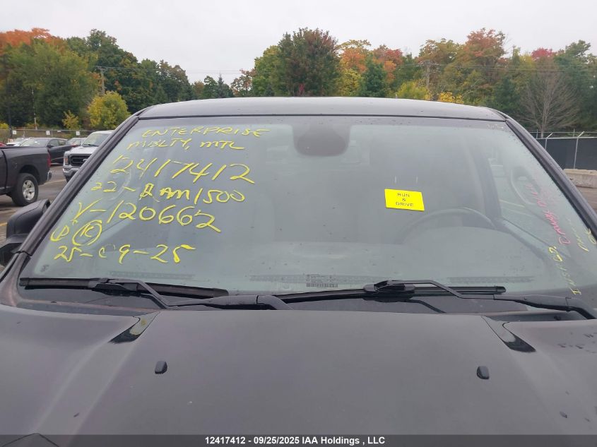 2022 Ram 1500 Classic Slt VIN: 1C6RR7GG3NS120662 Lot: 12417412