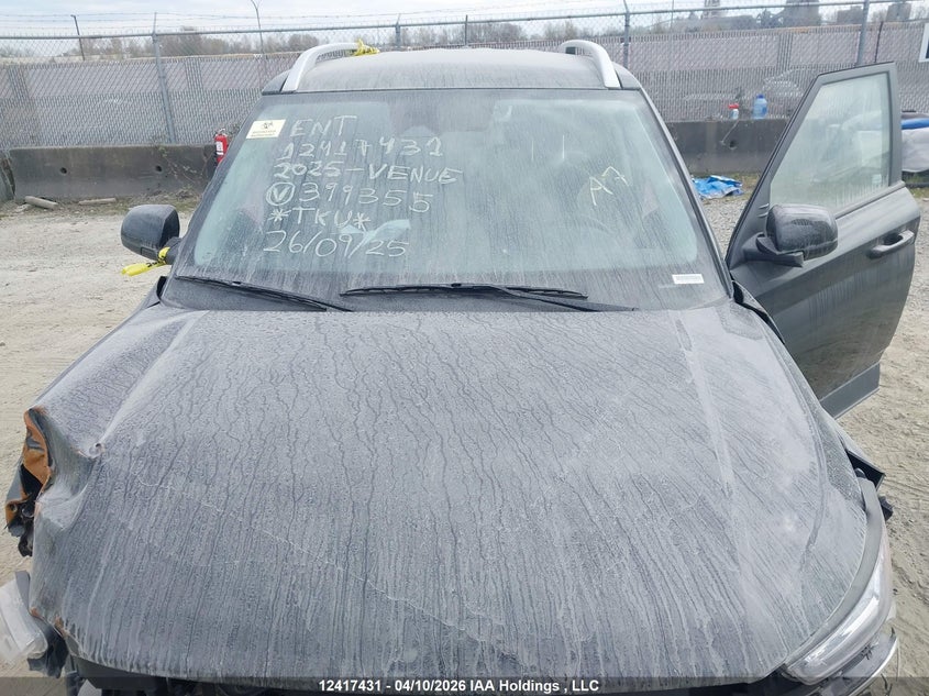 2025 Hyundai Venue Sel/Limited VIN: KMHRC8A35SU399355 Lot: 12417431