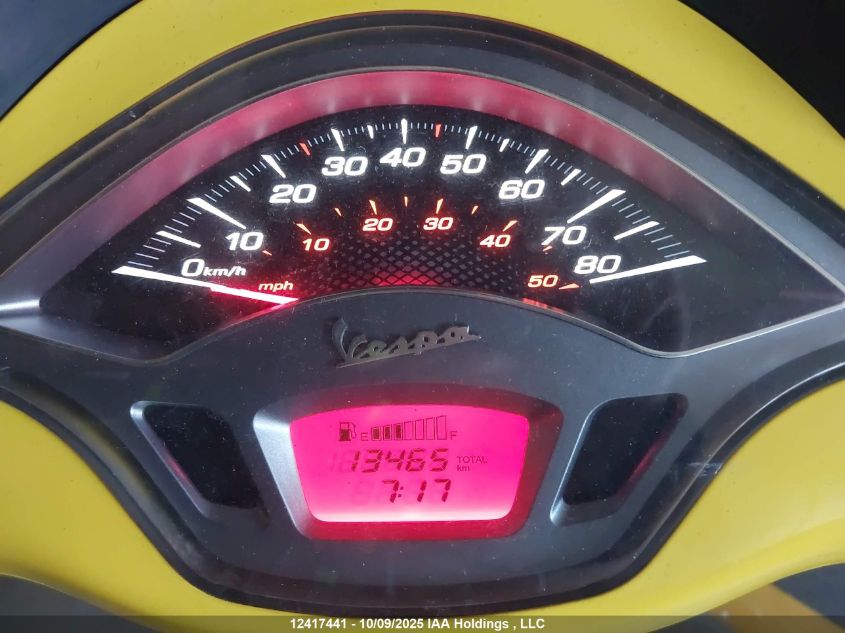 2020 Piaggio Vespa VIN: ZAPCA06B5L5200325 Lot: 12417441