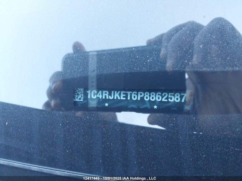 2023 Jeep Grand Cherokee L Summit Reserve VIN: 1C4RJKET6P8862587 Lot: 12417443