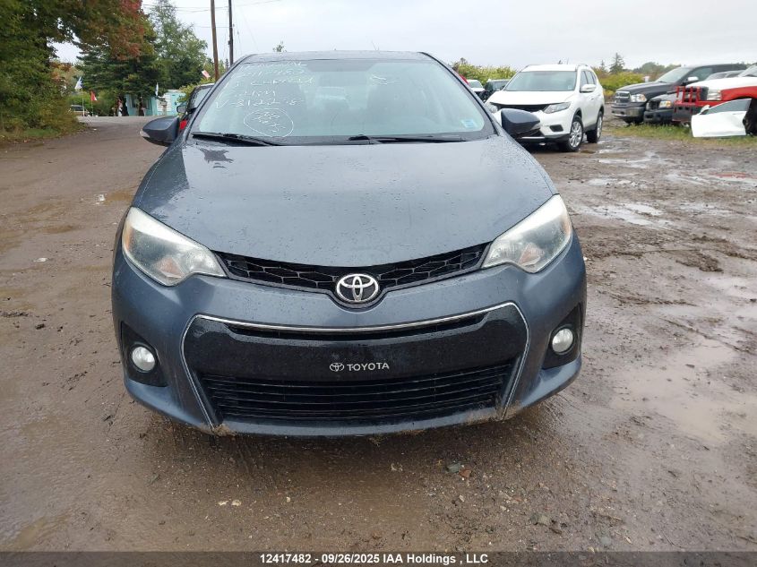 2015 Toyota Corolla L/Le/Le Pls/Prm/S/S Pls VIN: 2T1BURHE2FC312238 Lot: 12417482