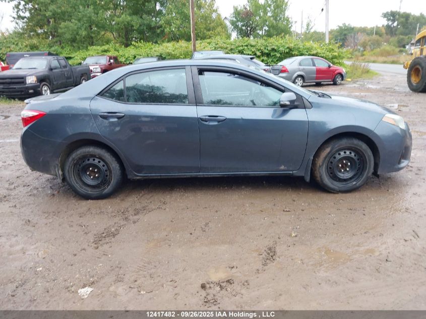 2015 Toyota Corolla L/Le/Le Pls/Prm/S/S Pls VIN: 2T1BURHE2FC312238 Lot: 12417482