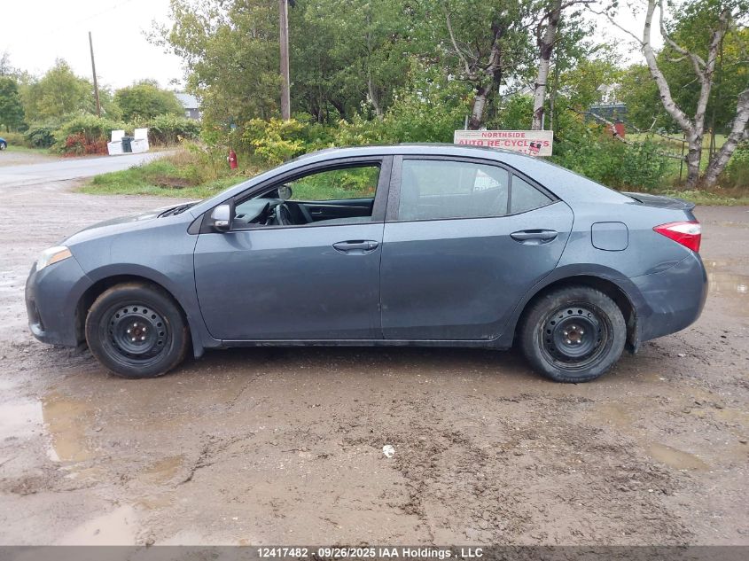 2015 Toyota Corolla L/Le/Le Pls/Prm/S/S Pls VIN: 2T1BURHE2FC312238 Lot: 12417482