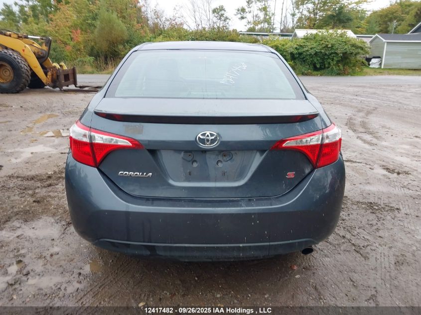 2015 Toyota Corolla L/Le/Le Pls/Prm/S/S Pls VIN: 2T1BURHE2FC312238 Lot: 12417482