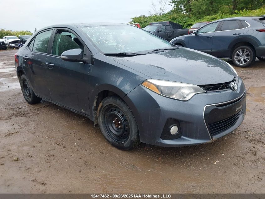 2015 Toyota Corolla L/Le/Le Pls/Prm/S/S Pls VIN: 2T1BURHE2FC312238 Lot: 12417482