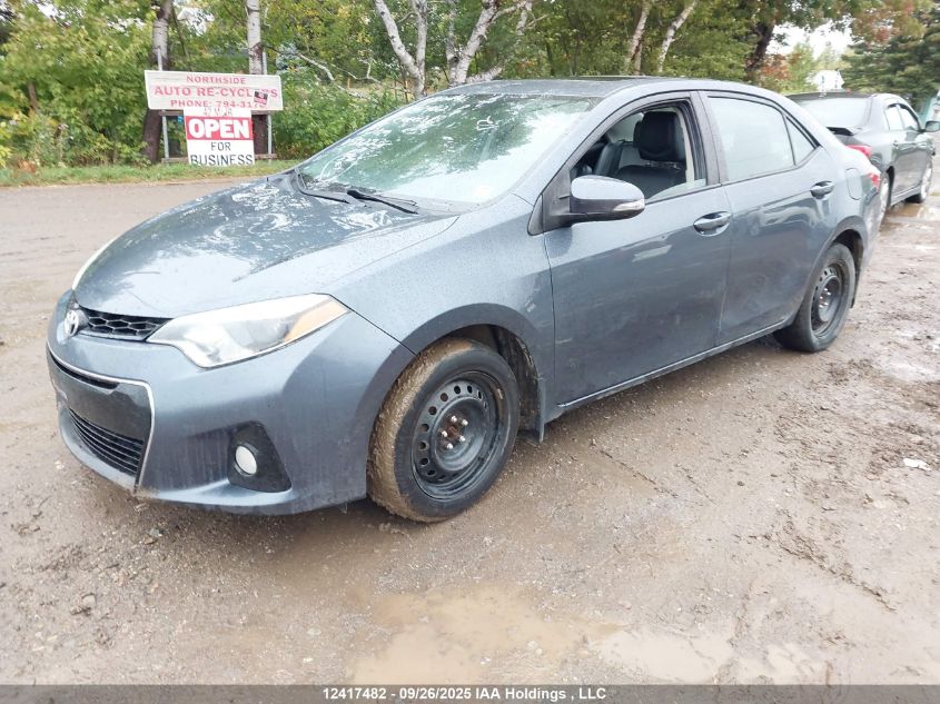 2015 Toyota Corolla L/Le/Le Pls/Prm/S/S Pls VIN: 2T1BURHE2FC312238 Lot: 12417482