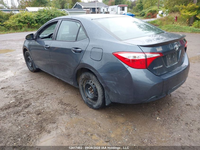 2015 Toyota Corolla L/Le/Le Pls/Prm/S/S Pls VIN: 2T1BURHE2FC312238 Lot: 12417482