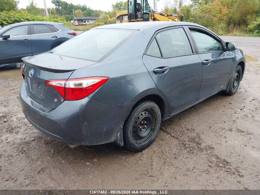 2015 Toyota Corolla L/Le/Le Pls/Prm/S/S Pls VIN: 2T1BURHE2FC312238 Lot: 12417482