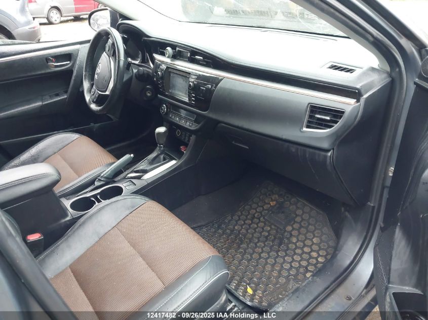 2015 Toyota Corolla L/Le/Le Pls/Prm/S/S Pls VIN: 2T1BURHE2FC312238 Lot: 12417482