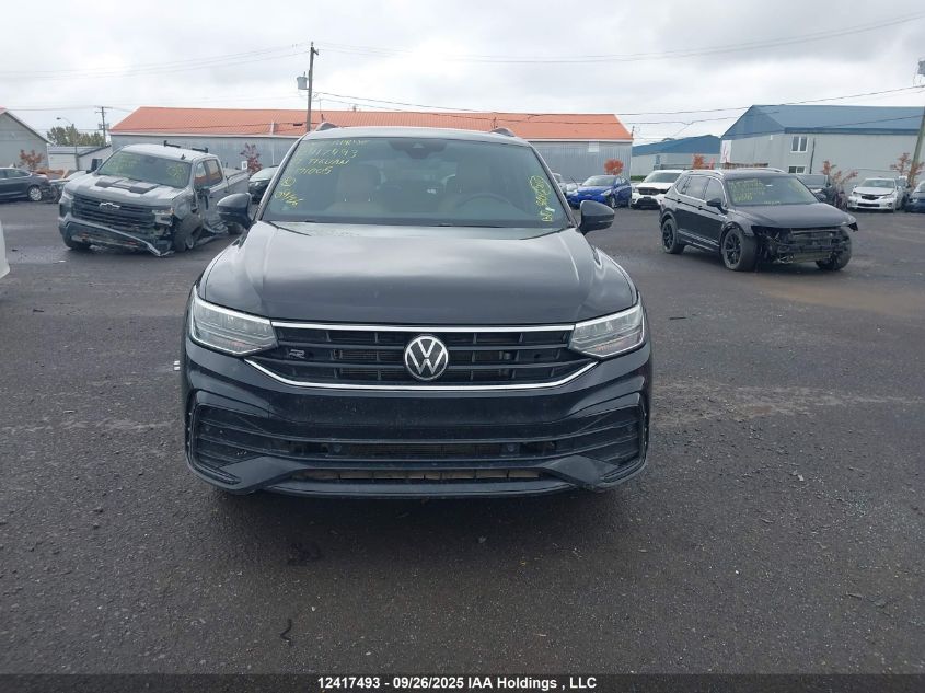2022 Volkswagen Tiguan Se R-Line Black VIN: 3VV8B7AX8NM171005 Lot: 12417493