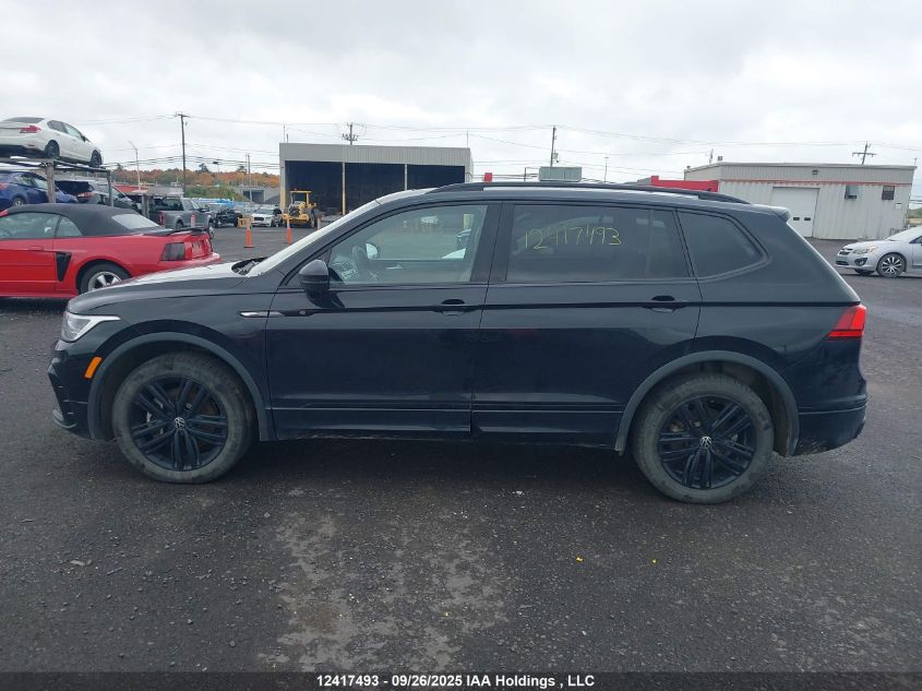 2022 Volkswagen Tiguan Se R-Line Black VIN: 3VV8B7AX8NM171005 Lot: 12417493