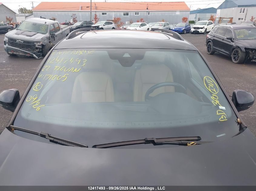 2022 Volkswagen Tiguan Se R-Line Black VIN: 3VV8B7AX8NM171005 Lot: 12417493