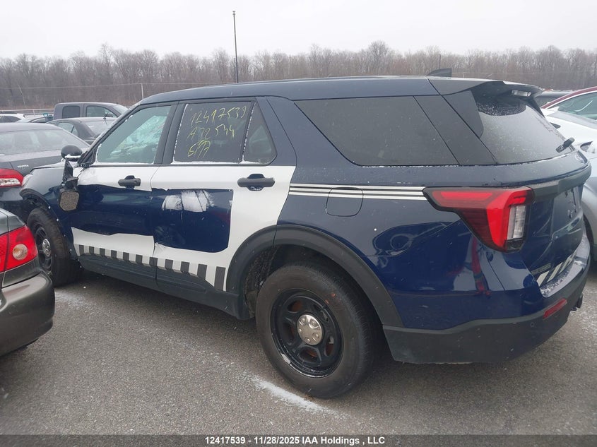 2025 Ford Explorer Police Interceptor VIN: 1FM5K8AW1SGA32544 Lot: 12417539