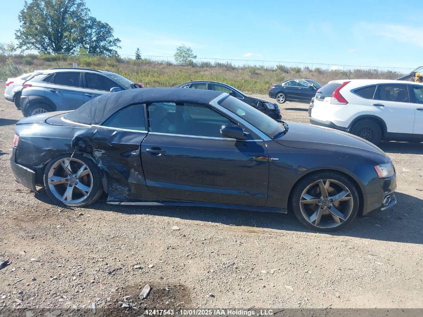 2012 Audi A5 Premium VIN: WAUMFBFHXCN000522 Lot: 12417543