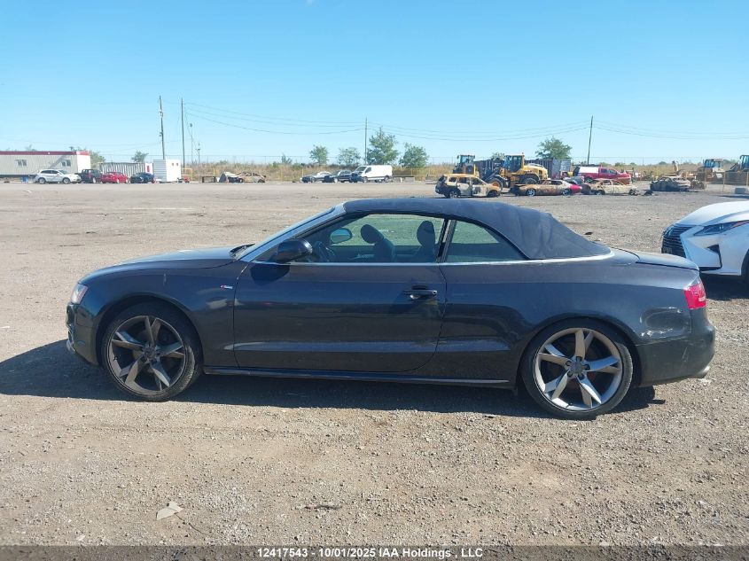 2012 Audi A5 Premium VIN: WAUMFBFHXCN000522 Lot: 12417543