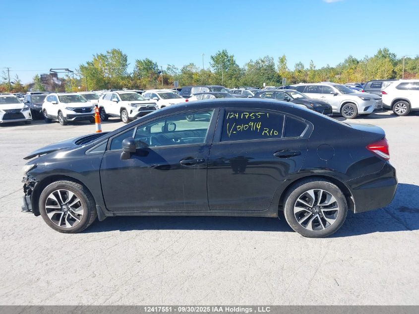 2014 Honda Civic VIN: 2HGFB2F58EH010914 Lot: 12417551