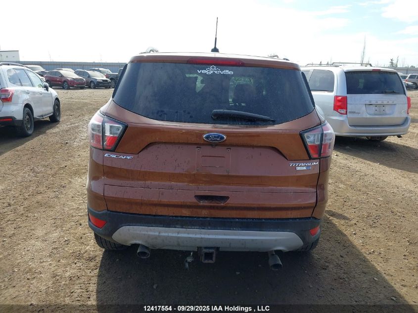2017 Ford Escape Titanium VIN: 1FMCU9J9XHUD98109 Lot: 12417554