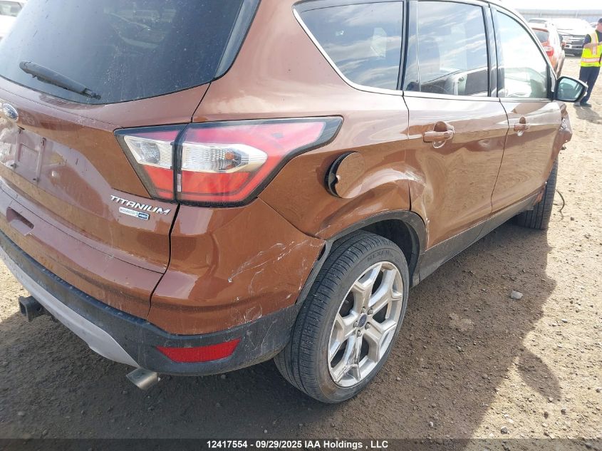 2017 Ford Escape Titanium VIN: 1FMCU9J9XHUD98109 Lot: 12417554