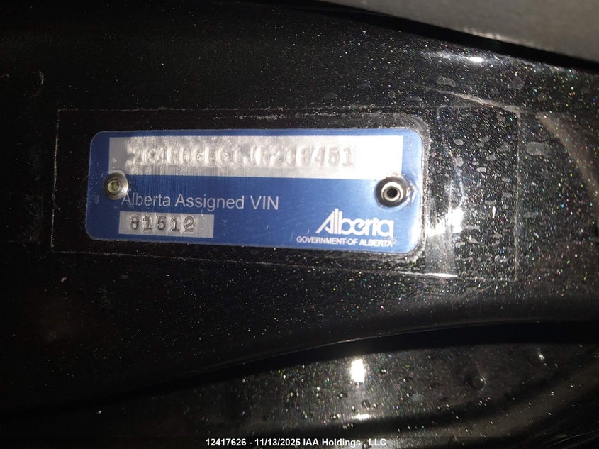 2018 Dodge Grand Caravan Gt VIN: 2C4RDGEG1JR218451 Lot: 12417626