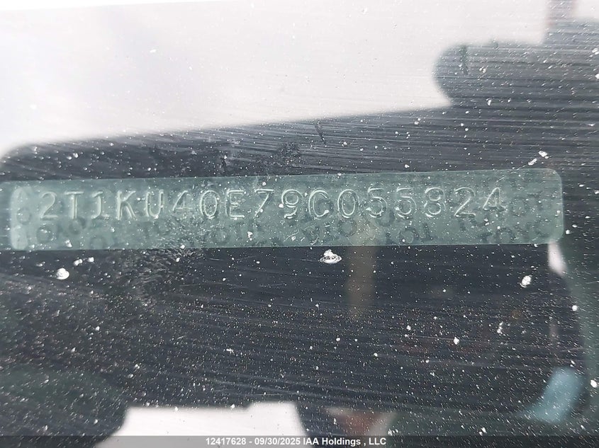 2009 Toyota Matrix Wagon VIN: 2T1KU40E79C055824 Lot: 12417628