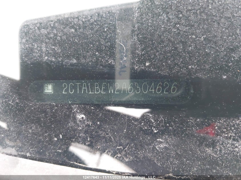 2CTALBEW2A6304626 2010 GMC TERRAIN photo no. 9