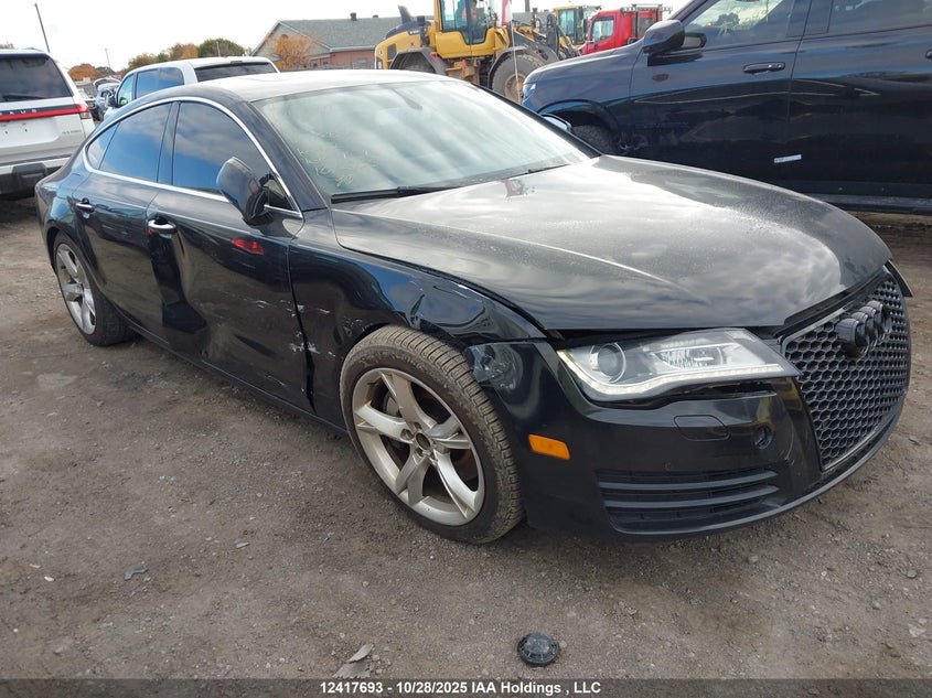 2013 Audi A7 black sedan gasoline WAU3GCFC2DN122652 photo #1