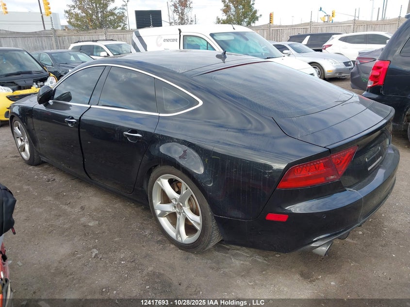2013 Audi A7 black sedan gasoline WAU3GCFC2DN122652 photo #4