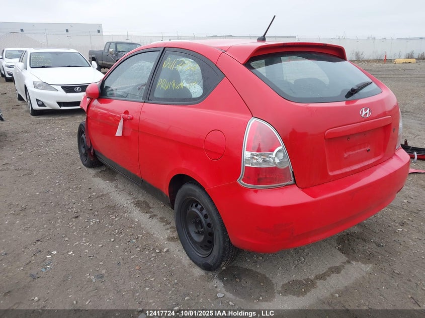 2007 Hyundai Accent Gs/Sr VIN: KMHCN35C37U031177 Lot: 12417724