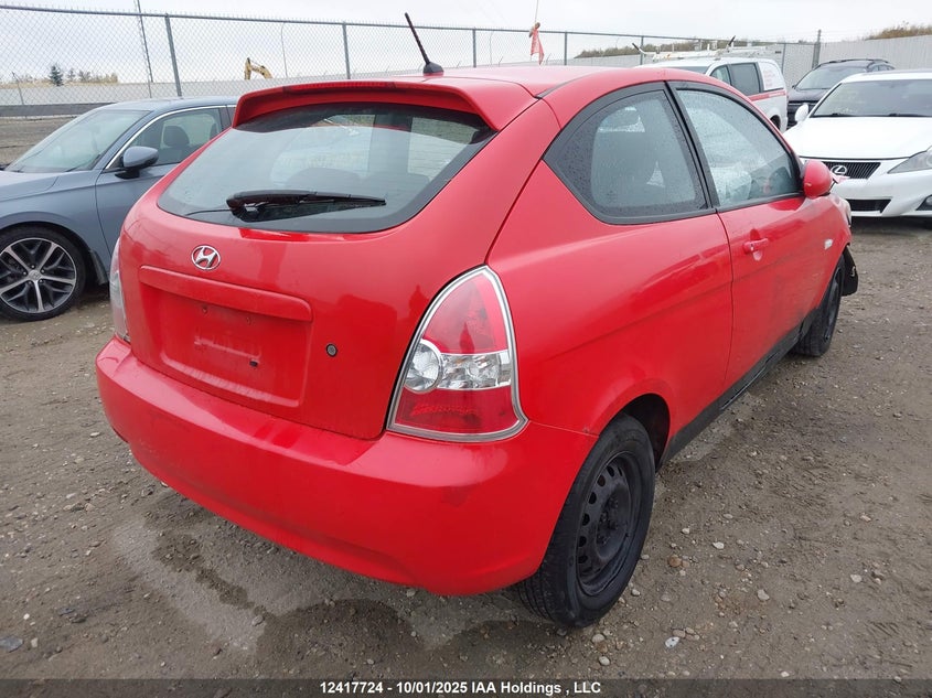 2007 Hyundai Accent Gs/Sr VIN: KMHCN35C37U031177 Lot: 12417724
